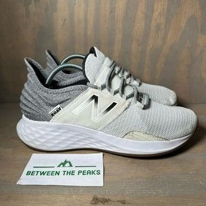 New Balance Womens Roav Tee Shirt Trail Running Shoes Fresh Foam White Mesh 7.5B